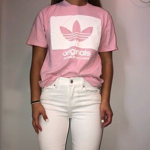 PINK ADIDAS T-SHIRT